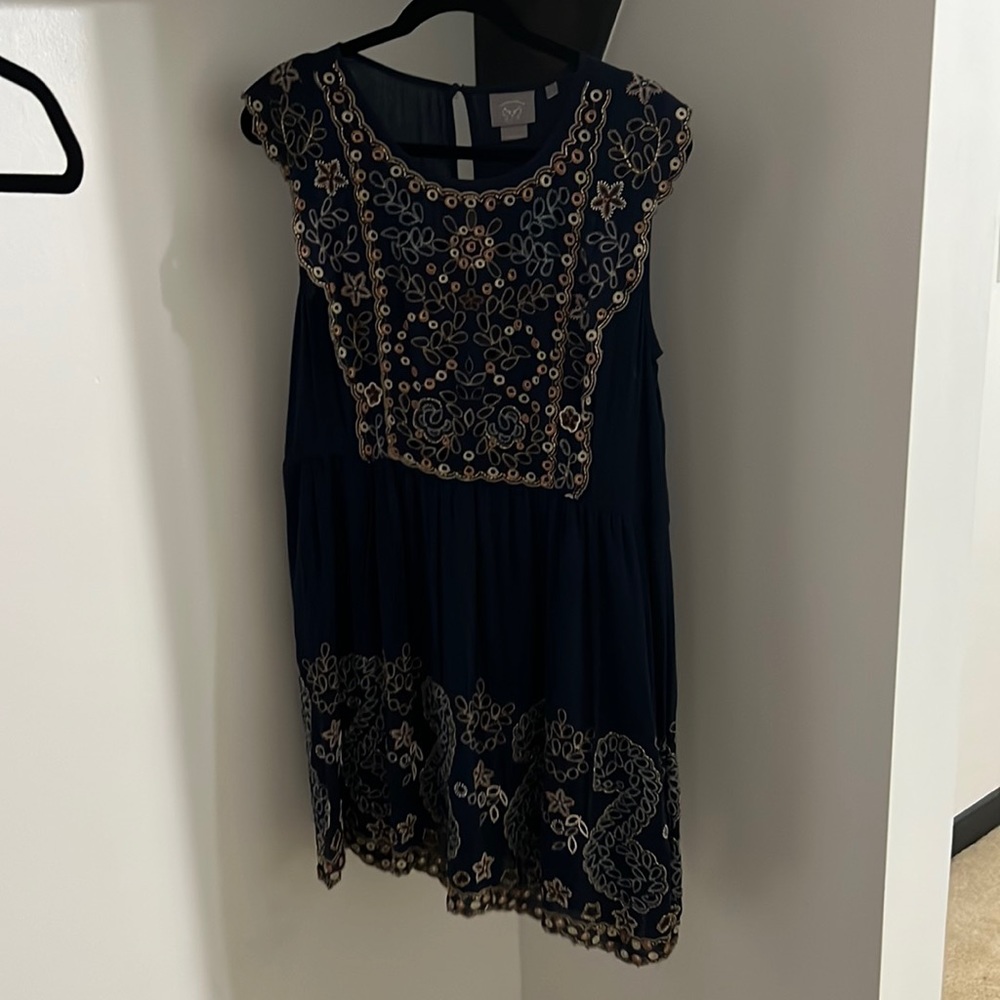Anthropologie embellished dress